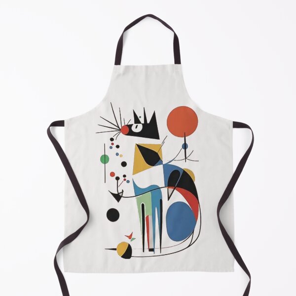 Item preview, Abstract Cat Cafe Bright Vintage Art designed and sold by Gbriel3.