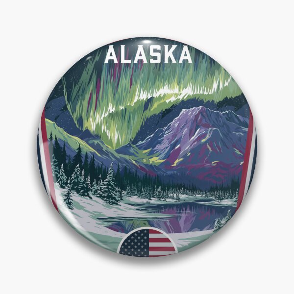 Item preview, Alaska USA Logo Design #12 designed and sold by GoldenAurora91.