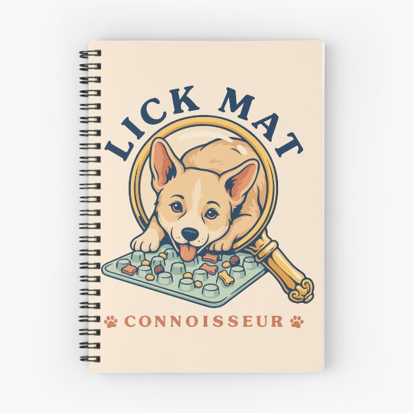 Item preview, Funny Corgi Lick Mat Connoisseur Retro Gift designed and sold by Paw-Soul.