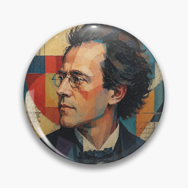 Item preview, Gustav Mahler, Austro-Bohemian composer and conductor painting. designed and sold by GalleryKauffeld.
