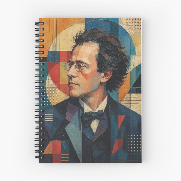 Item preview, Gustav Mahler, Austro-Bohemian composer and conductor painting. designed and sold by GalleryKauffeld.