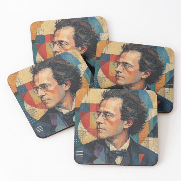 Item preview, Gustav Mahler, Austro-Bohemian composer and conductor painting. designed and sold by GalleryKauffeld.