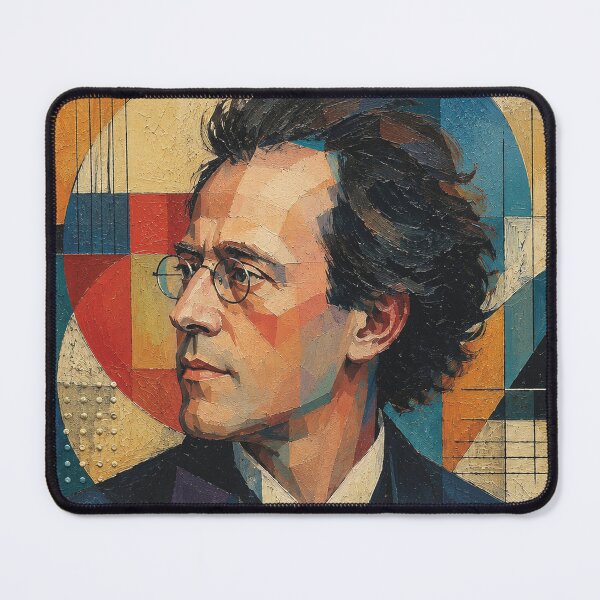 Item preview, Gustav Mahler, Austro-Bohemian composer and conductor painting. designed and sold by GalleryKauffeld.