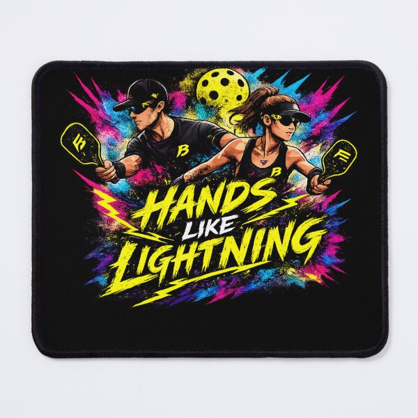 Item preview, Hands like Lightning Pickleball Shirt – Funny Trash Talk Gift for Competitive Players designed and sold by Surrealtrends.