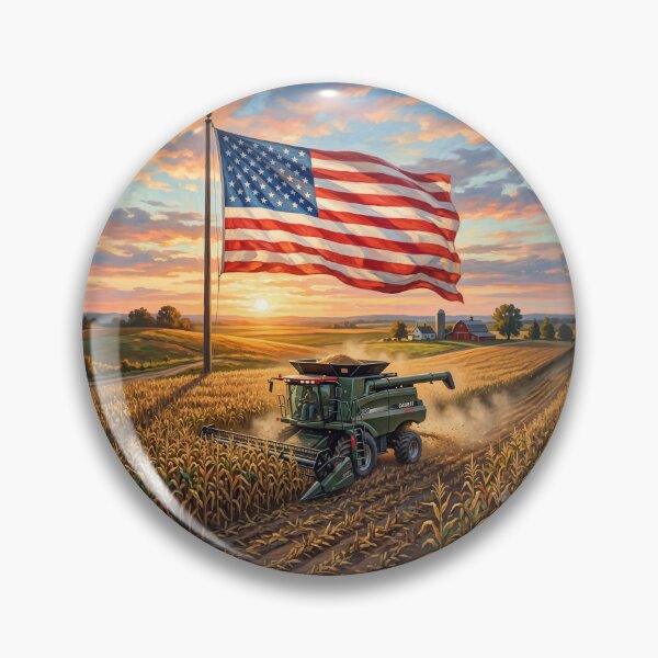 Item preview, American Flag Farm Harvest designed and sold by Home Decor Art.