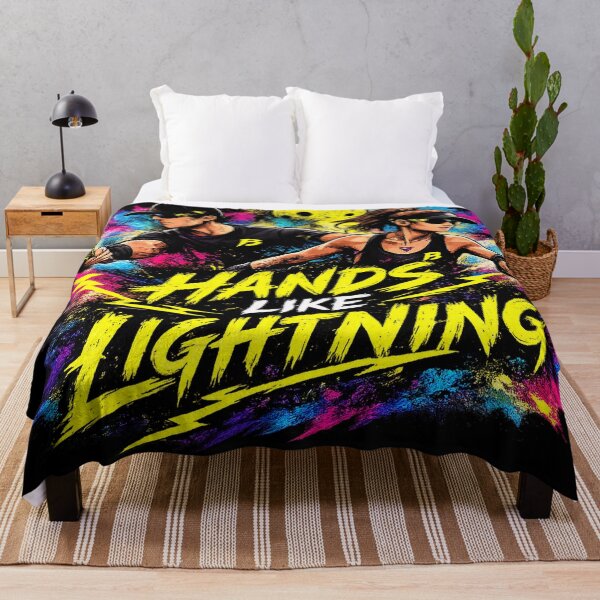 Item preview, Hands like Lightning Pickleball Shirt – Funny Trash Talk Gift for Competitive Players designed and sold by Surrealtrends.