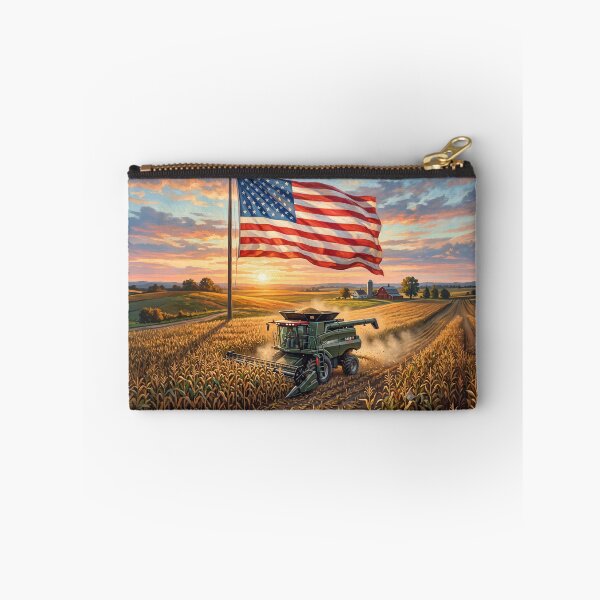 Item preview, American Flag Farm Harvest designed and sold by Home Decor Art.