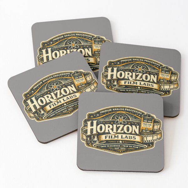 Item preview, Horizon Film Labs Retro Film Photography Badge designed and sold by Golden Era Studio.