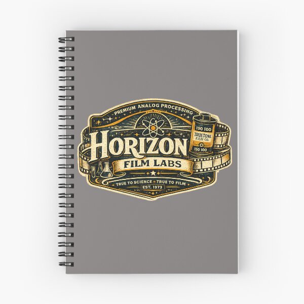 Item preview, Horizon Film Labs Retro Film Photography Badge designed and sold by Golden Era Studio.