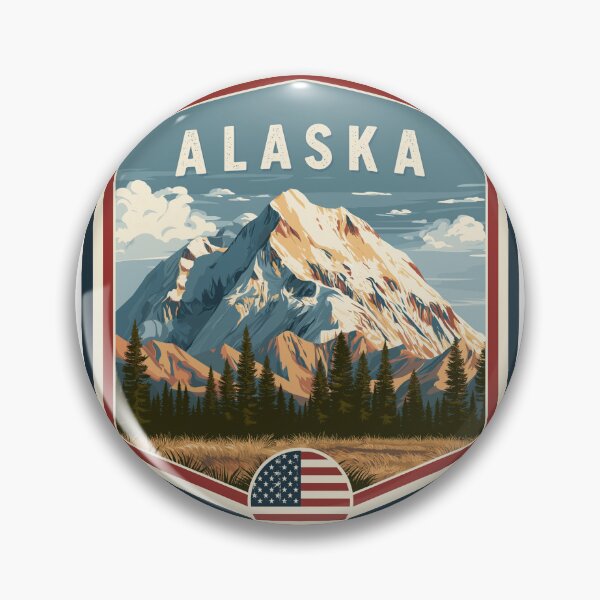 Item preview, Alaska USA Logo Design #13 designed and sold by GoldenAurora91.