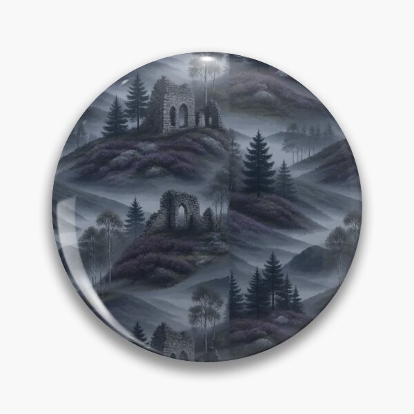 Item preview, Misty Highland Moors Scottish Ethereal Cottagecore designed and sold by StickyGuys.
