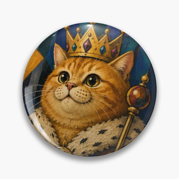 Item preview, Cute Chonky Orange Cat Cubism Art Masterpiece Dreamscape designed and sold by Mindworx21.
