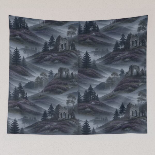 Item preview, Misty Highland Moors Scottish Ethereal Cottagecore designed and sold by StickyGuys.