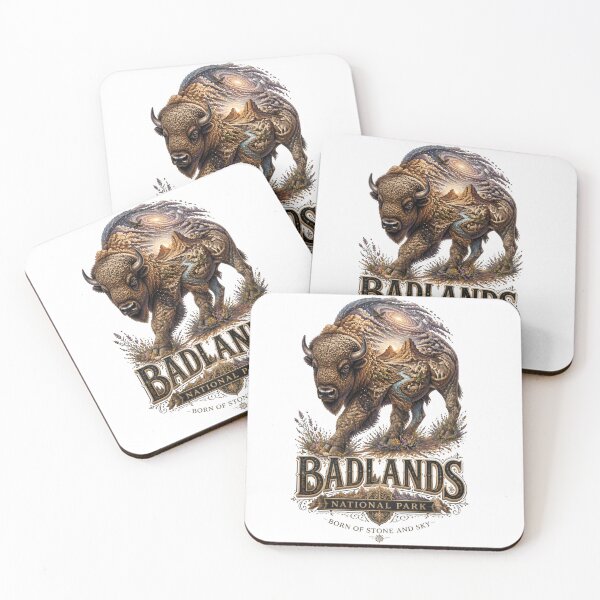 Item preview, Badlands National Park Cosmic Buffalo designed and sold by Sovereign Supply Co..