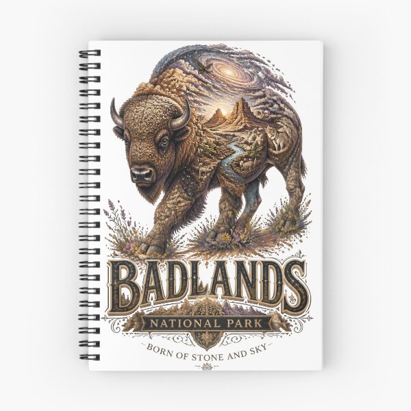 Item preview, Badlands National Park Cosmic Buffalo designed and sold by Sovereign Supply Co..