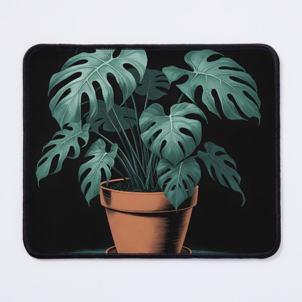 Item preview, Dark Monstera Botanical Art Print designed and sold by KooksStudio.