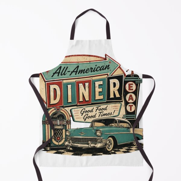 Item preview, Vintage American Diner Retro Sign | Good Food Good Times | Classic 50s Nostalgia designed and sold by Diesel outlaw .
