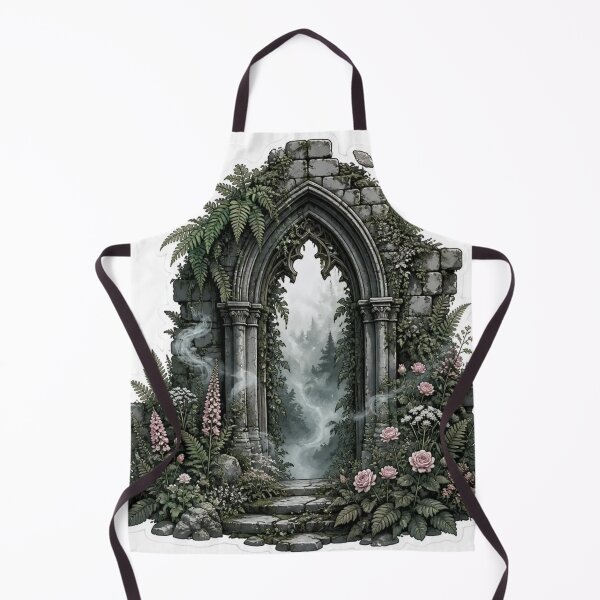 Item preview, Ethereal Ruins & Ferns Dark Cottagecore Highland designed and sold by StickyGuys.