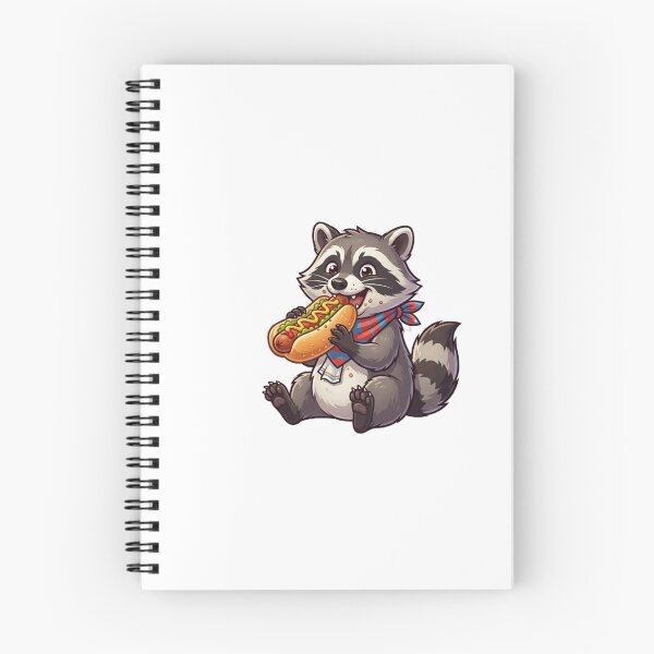 Item preview, Raccoon eating a hotdog  designed and sold by Andersong.