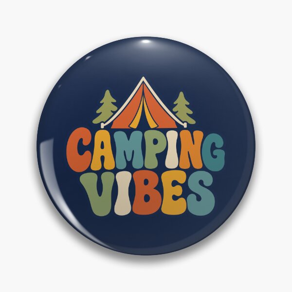 Item preview, Camping Vibes Retro Groovy Outdoor designed and sold by American Spirit.