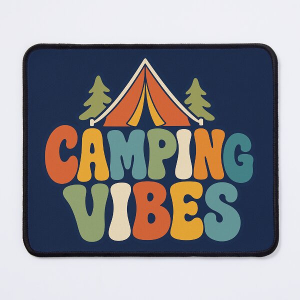 Item preview, Camping Vibes Retro Groovy Outdoor designed and sold by American Spirit.