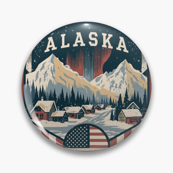 Item preview, Alaska USA Logo Design #15 designed and sold by GoldenAurora91.