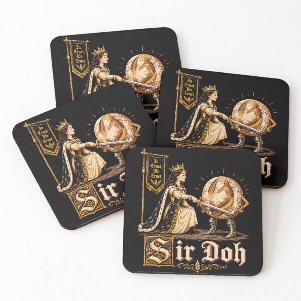 Item preview, Sir Doh Funny Sourdough Bread Baking Medieval Knight Humor designed and sold by DesignsByAnett.