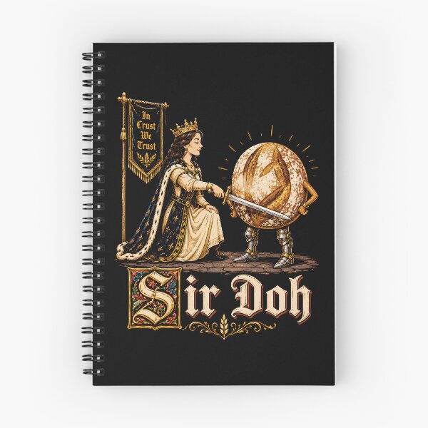 Item preview, Sir Doh Funny Sourdough Bread Baking Medieval Knight Humor designed and sold by DesignsByAnett.