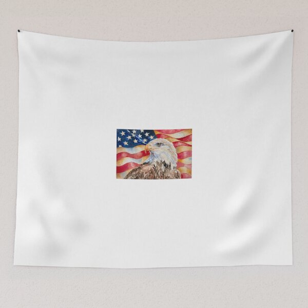 Item preview, American Eagle with American Flag Painting designed and sold by CWiltermood.