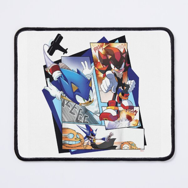 Item preview, Sonic The Hedgehog And Shadow Comic Panel Style Action Battle designed and sold by Clyrexor.