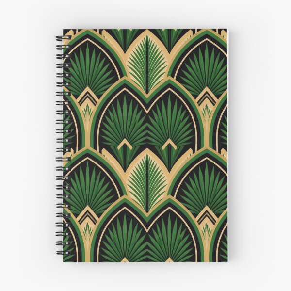 Item preview, Art Deco Botanical Fan Tropical Palm designed and sold by StickyGuys.