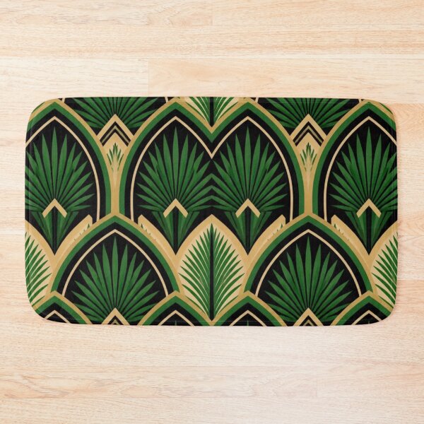 Item preview, Art Deco Botanical Fan Tropical Palm designed and sold by StickyGuys.