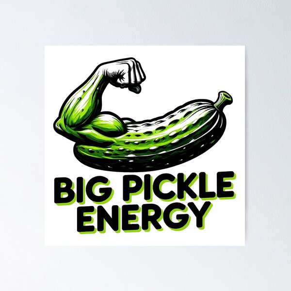Item preview, funny inappropriate pickles Big Pickle Energy designed and sold by Uglyandcute.