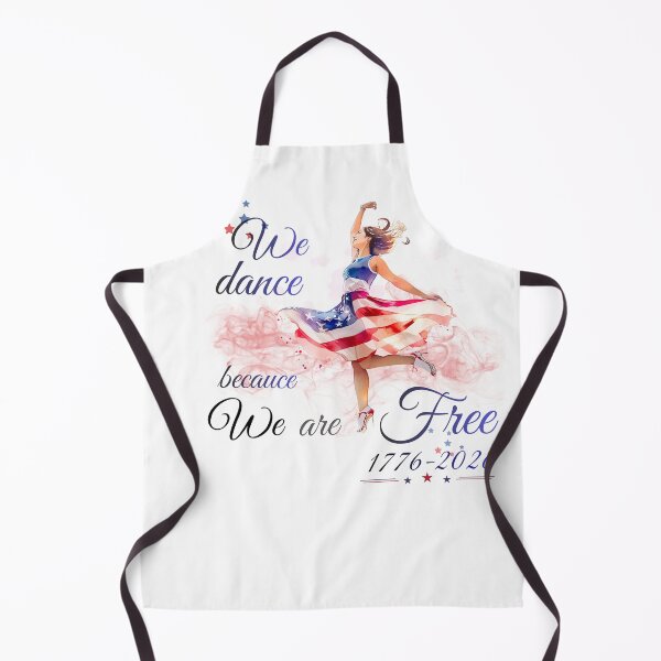 Item preview, We Dance Because We Are Free Watercolor Patriotic Dancer 2026 designed and sold by BlueprintBold.