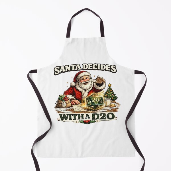 Item preview, Christmas - Santa Decides With A D20 designed and sold by ESSClothing.