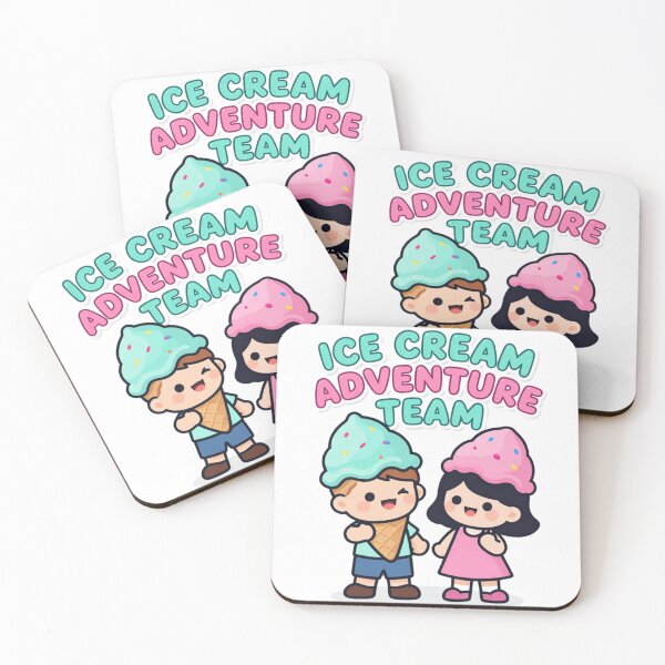 Item preview, Ice Cream Adventure Team Cute Summer Kids Design designed and sold by ScriptedMoments.
