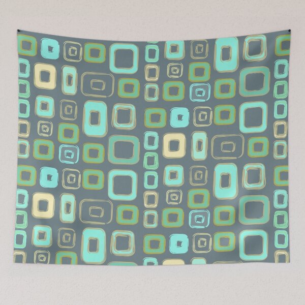 Item preview, Abstract Squares Pastel on Gray designed and sold by Indra's Net.