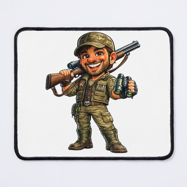 Item preview, Hunter Cartoon designed and sold by AlexLineArt.