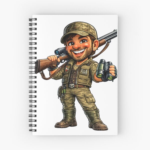 Item preview, Hunter Cartoon designed and sold by AlexLineArt.
