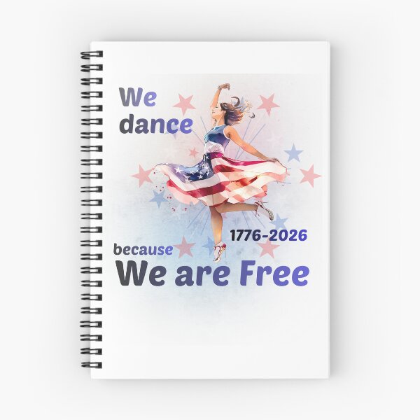 Item preview, Copy of We Dance Because We Are Free Watercolor Patriotic Dancer 2026 designed and sold by BlueprintBold.