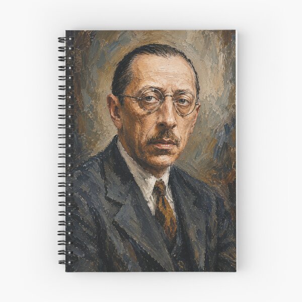 Item preview, Igor Stravinsky Russian composer, pianist, and conductor painting. designed and sold by GalleryKauffeld.