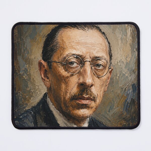 Item preview, Igor Stravinsky Russian composer, pianist, and conductor painting. designed and sold by GalleryKauffeld.