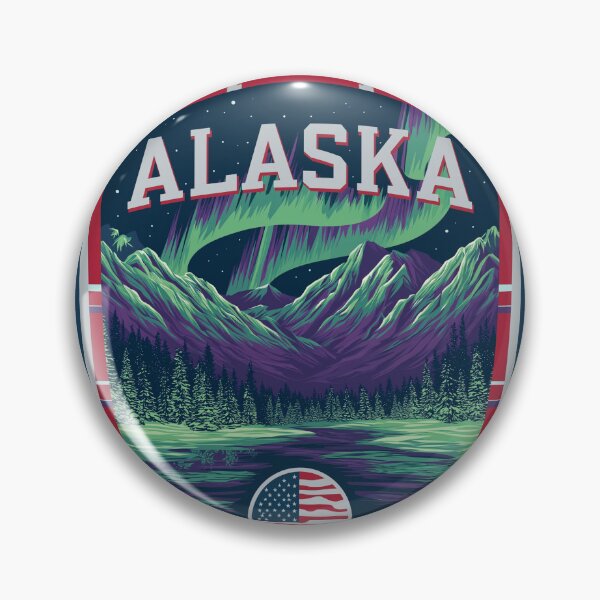 Item preview, Alaska USA Logo Design #17 designed and sold by GoldenAurora91.