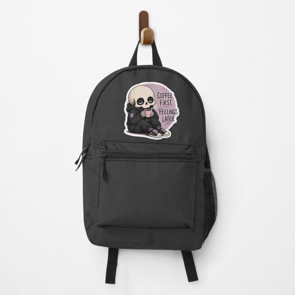 Item preview, Coffee First Feelings Later Skeleton designed and sold by KØTA Studio.