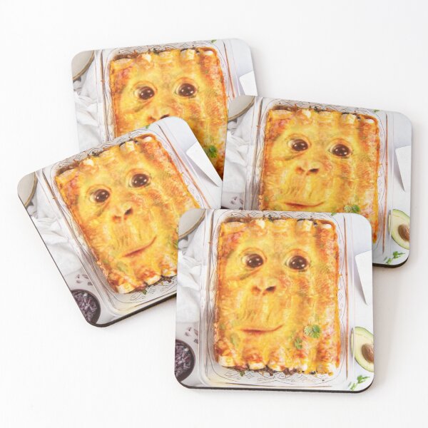 Item preview, lasagna orangutan face meme designed and sold by cloudzer0000.