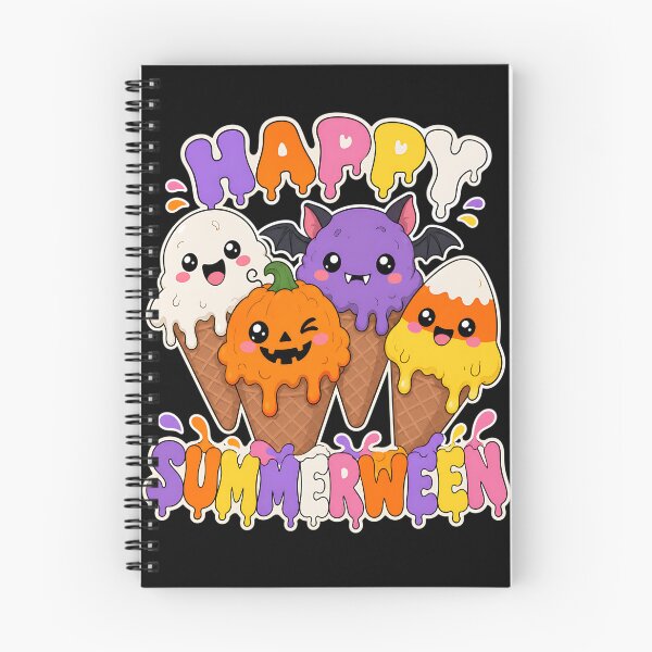 Item preview, Happy Summerween Summer Halloween Ice Cream Cones designed and sold by clothesy7.