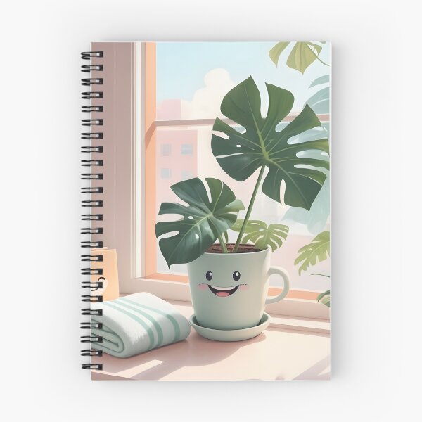 Item preview, Cozy Monstera Window Plant Illustration Art Print designed and sold by KooksStudio.