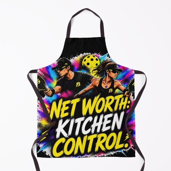 Item preview, Net Worth Kitchen Control Pickleball Shirt – Funny Trash Talk Gift for Competitive Players designed and sold by Surrealtrends.