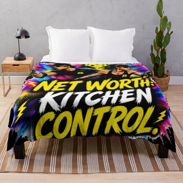 Item preview, Net Worth Kitchen Control Pickleball Shirt – Funny Trash Talk Gift for Competitive Players designed and sold by Surrealtrends.