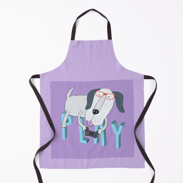 Item preview, Play! Dog With Playstation Controller Illustrated By Artist Carla Daly designed and sold by Carla Daly.